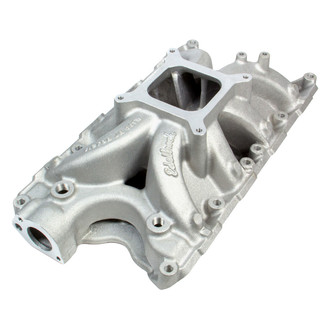 Edelbrock® - Victor Jr.® Satin Single Plane Intake Manifold