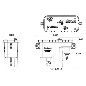 Edelbrock® 3651 - Fuel Injection Fuel Feed and Return Pipe Assembly