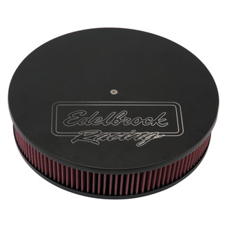 Edelbrock® - Victor Series® Round Black Air Cleaner Assembly