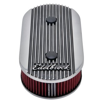 Edelbrock® - Elite II Series® Oval Air Cleaner Assembly (3.5" H)