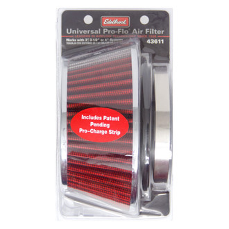 Edelbrock® - Pro-Flo® Conical Red Air Filter (3.7" H)