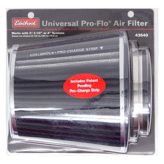 Edelbrock® - Pro-Flo® Conical Black Air Filter (6.7" H)