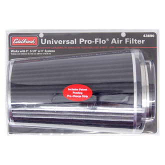 Edelbrock® - Pro-Flo® Tall Conical Black Air Filter (10" H)