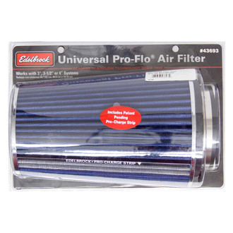 Edelbrock® - Pro-Flo® Tall Conical Blue Air Filter (10" H)