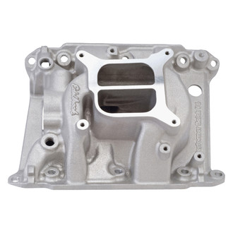Edelbrock® - Performer™ Satin Dual Plane Intake Manifold