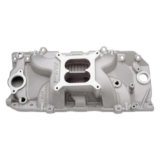 Edelbrock® - Performer® RPM 2-O Satin Dual Plane Intake Manifold
