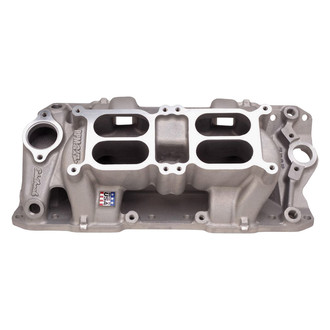Edelbrock® - RPM Air-Gap™ Dual-Quad Satin Dual Plane Intake Manifold