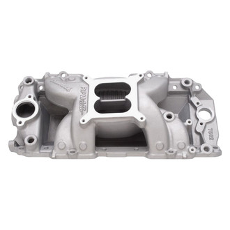 Edelbrock® - RPM Air-Gap 2-R Satin Dual Plane Intake Manifold