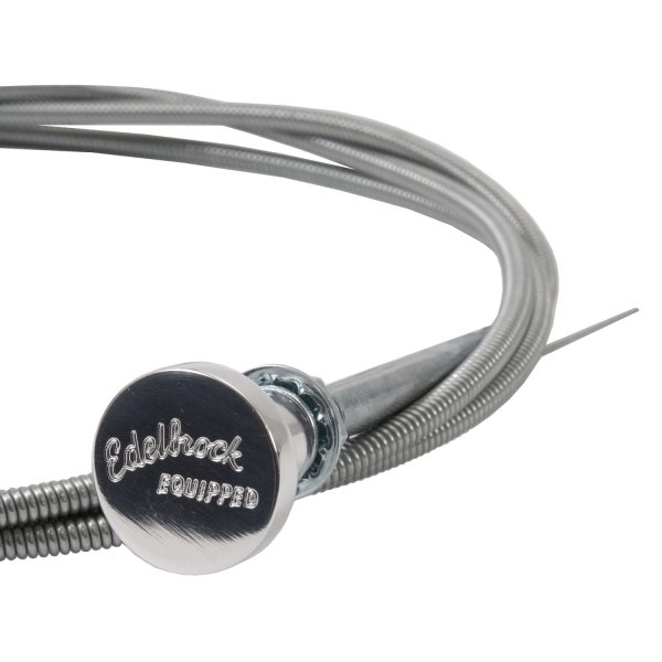 Edelbrock® - Universal Carburetor Choke Cable with Polished Knob