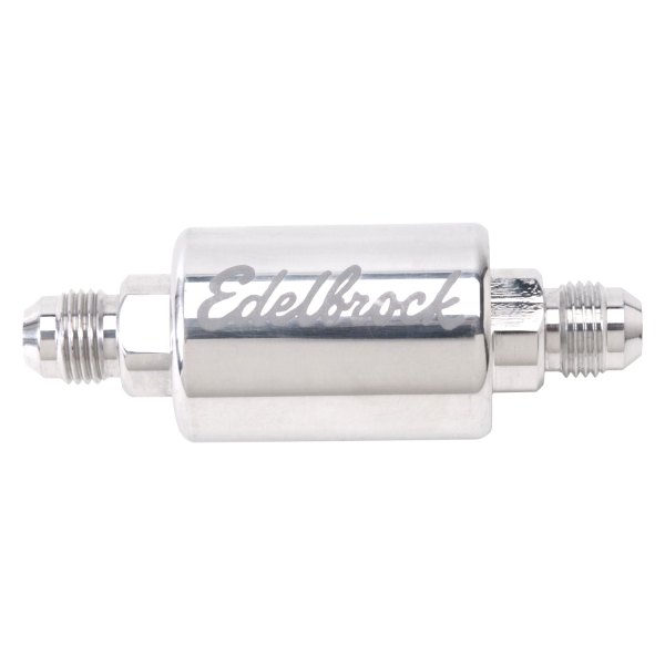 Edelbrock® - Polished High Flow Fuel Filter