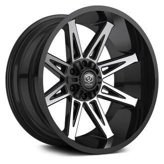 EDGE WHEELS® - 304MB Gloss Black with Machined Face