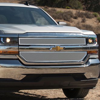 2018 Chevy Silverado Custom Grilles | Billet, Mesh, LED, Chrome, Black