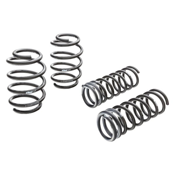 Eibach® - 0.9" x 1" Pro-Kit Front and Rear Lowering Coil Springs