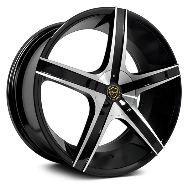 ELEGANCE® - EL907 Gloss Black with Machined Face