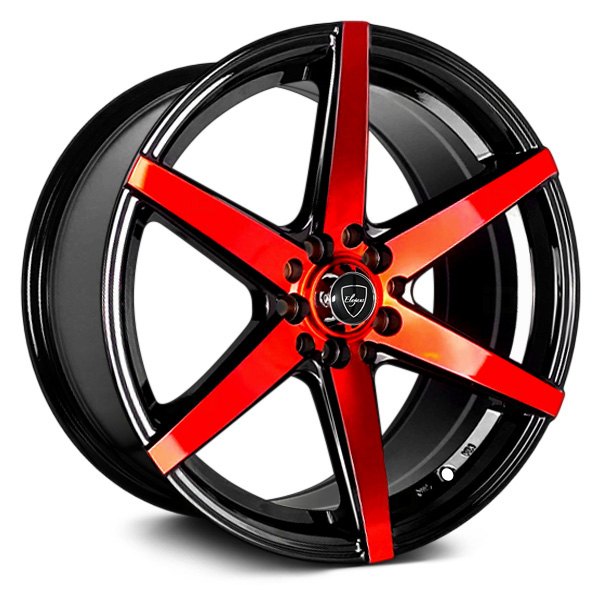 ELEGANT® - E002 Gloss Black with Candy Red Face