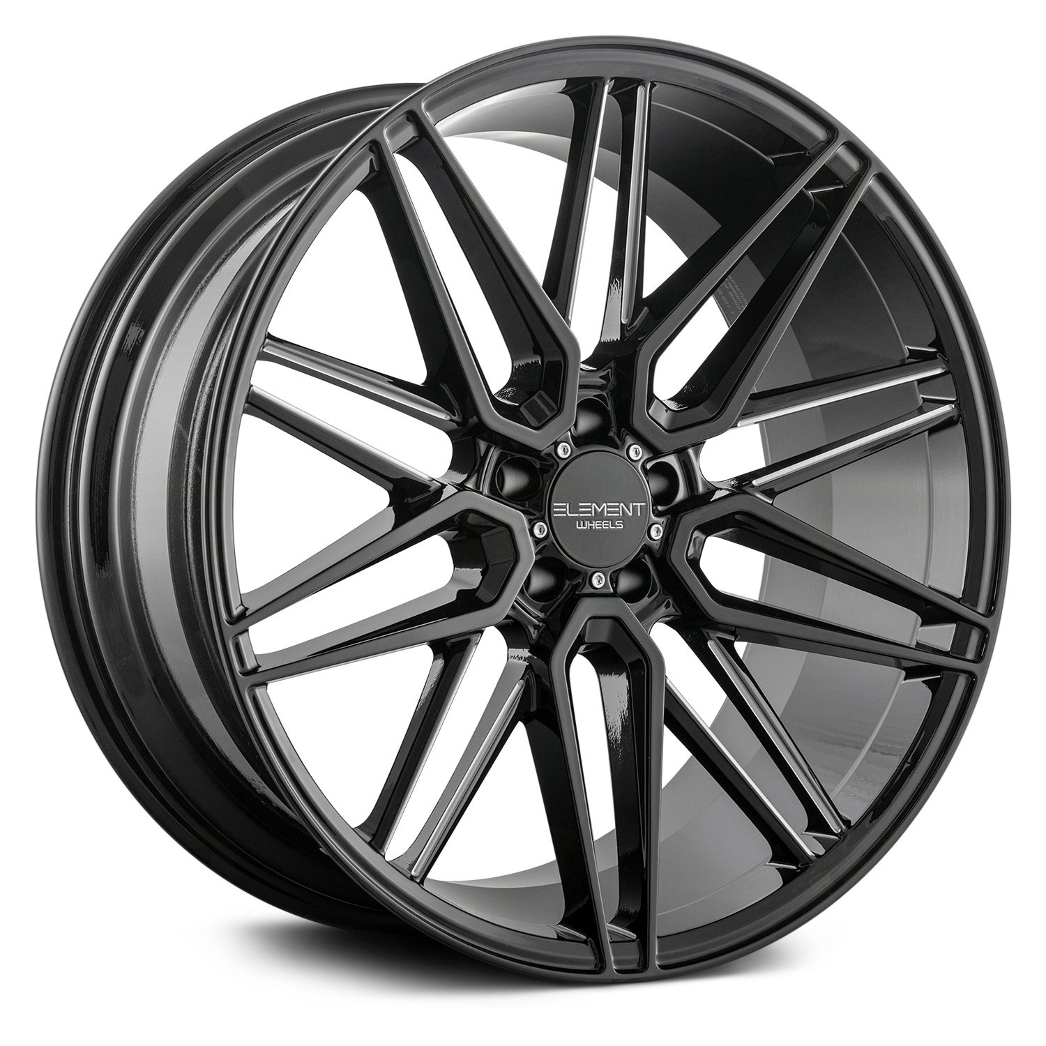 ELEMENT® EL11 Wheels Black with Milled Accents Rims