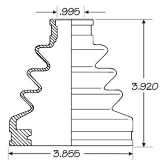 EMPI® - CV Joint Boot Kit