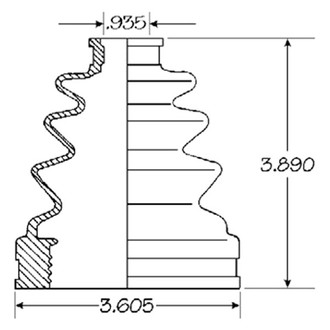 EMPI® - CV Joint Boot