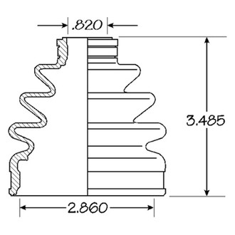 EMPI® - CV Joint Boot Kit