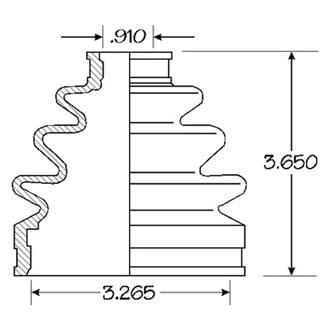 EMPI® - CV Joint Boot Kit