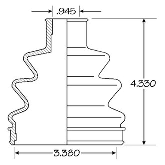 EMPI® - CV Joint Boot Kit