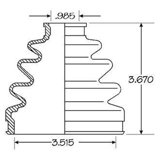 EMPI® - CV Joint Boot Kit