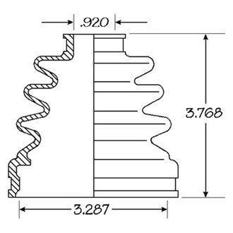 EMPI® - CV Joint Boot Kit