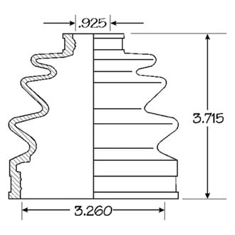 EMPI® - CV Joint Boot Kit