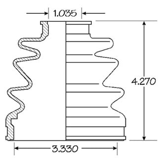 EMPI® - CV Joint Boot Kit