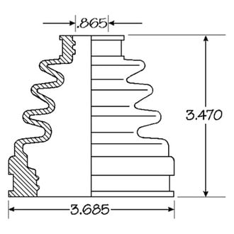 EMPI® - CV Joint Boot Kit