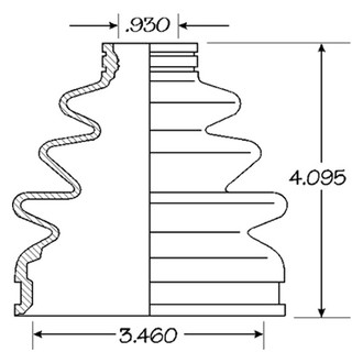 EMPI® - CV Joint Boot Kit