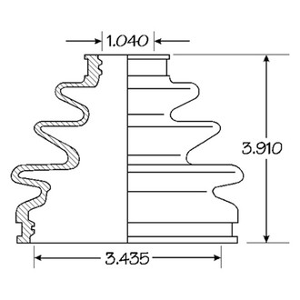 EMPI® - CV Joint Boot Kit