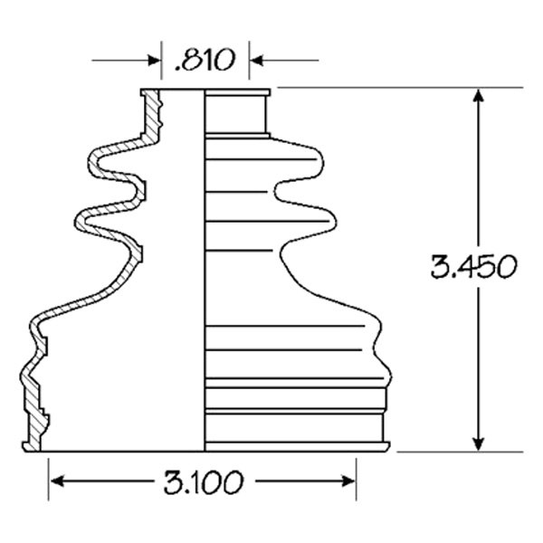 EMPI® - CV Joint Boot Kit