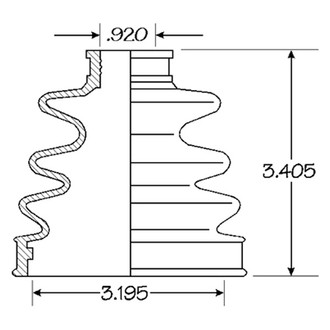 EMPI® - CV Joint Boot Kit