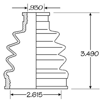 EMPI® - CV Joint Boot Kit