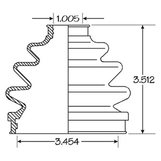 EMPI® - CV Joint Boot Kit