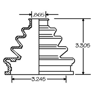 EMPI® - CV Joint Boot Kit