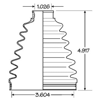EMPI® - CV Joint Boot Kit