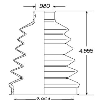 EMPI® - CV Joint Boot Kit
