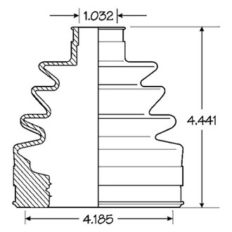 EMPI® - CV Joint Boot Kit