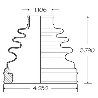 EMPI® - CV Joint Boot Kit