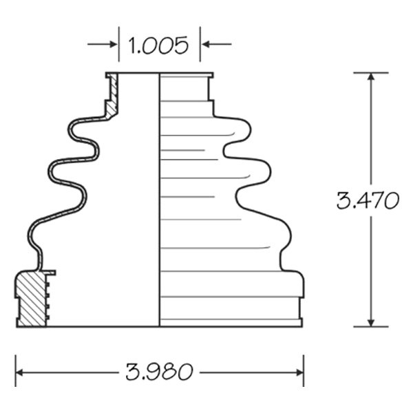 EMPI® - CV Joint Boot Kit