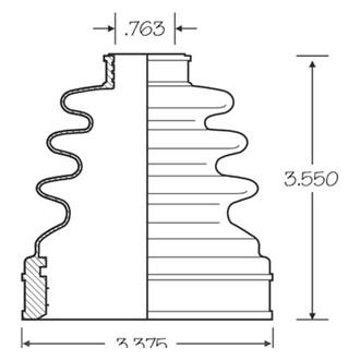EMPI® - CV Joint Boot Kit