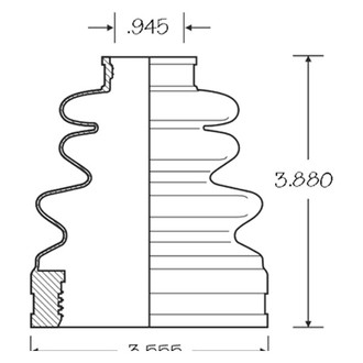 EMPI® - CV Joint Boot Kit