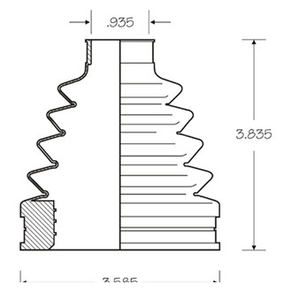 EMPI® - CV Joint Boot Kit