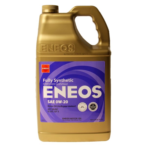 Eneos® - SAE 0W-20 Full Synthetic Motor Oil, 5 Quarts