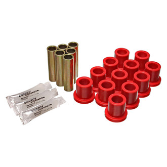 Energy Suspension® - Hyper-Flex™ Rear Complete Spring And Shackle Bushings with 3 Bushing Shackles