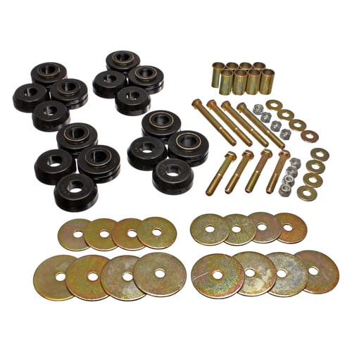 Energy Suspension 01-04 Toyota Pickup 2WD/4WD (Exc T-100/Tundra) Black Body Cab Mount Set
