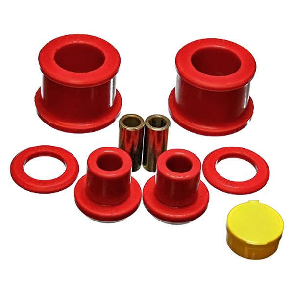Energy Suspension Differential Carrier Bushing 7.1118R; Red Polyurethane  Rear 