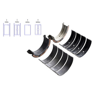 Enginetech® - Crankshaft Main Bearing Set